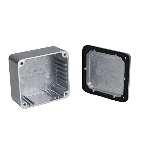 BUD Industries CN-5700 Die Cast Aluminum Enclosure 2.36" L x 2.16" W x 1.22" H, Natural - Image 2