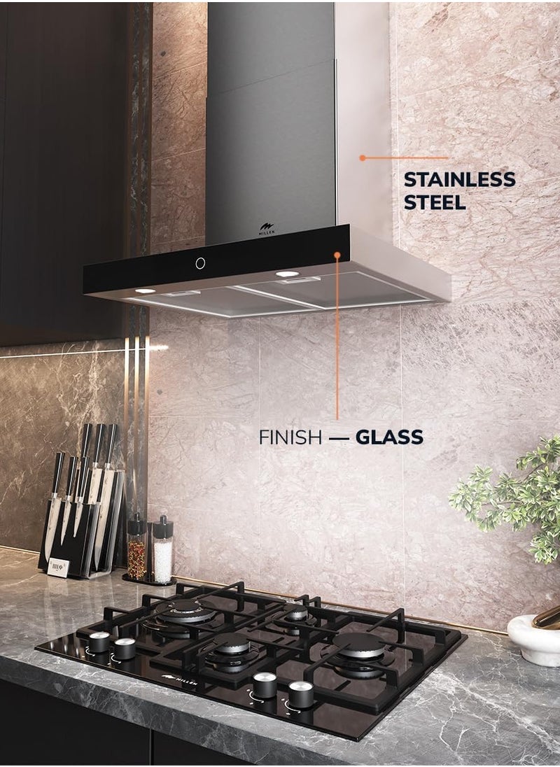 60cm Range Hood Silver/Black Glass - pzsku/Z509172CD759B423C2C05Z/45/_/1706107041/66415f2d-3aeb-4961-9aa1-311f796288d4