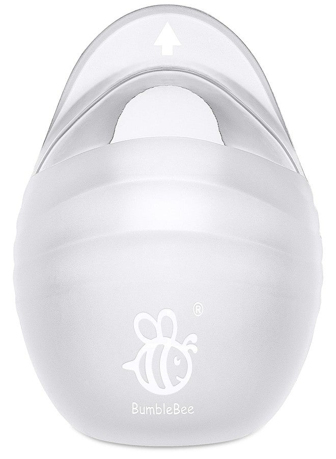 BumbleBee Wearable Milk Collector | Hands-Free, Kick-Proof, Portable Silicone Milk Saver for Breastfeeding Moms | Discreet, Comfortable - 3oz/90ml, 1 Count - Image 1