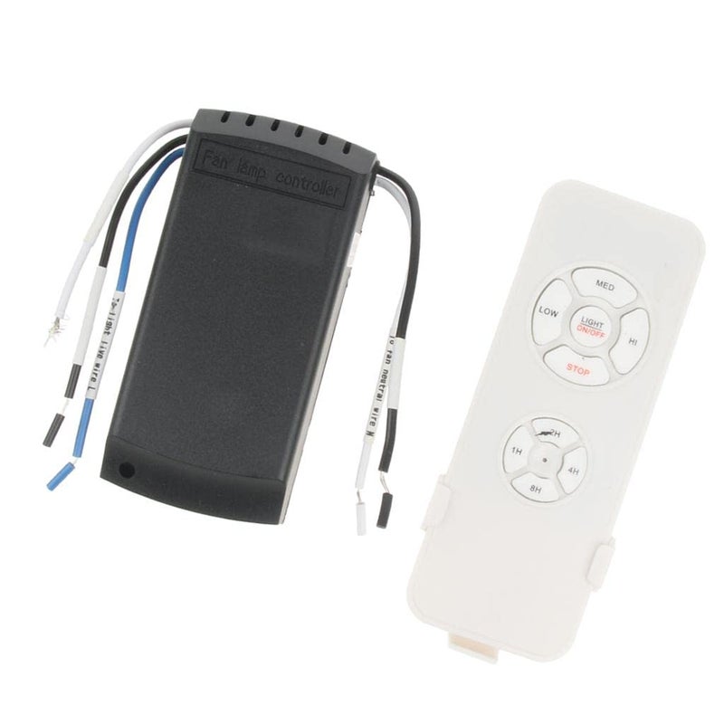 IVELECT IVELECT 110V240V Timing Wireless Remote Control Kit for Ceiling Fan Lamp Used for HomeOfficeHotelClubHallRestaurant  - Image 4