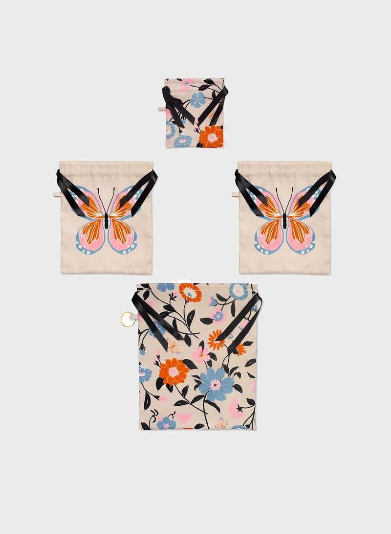 Kate Spade Floral Garden Travel Bag Set