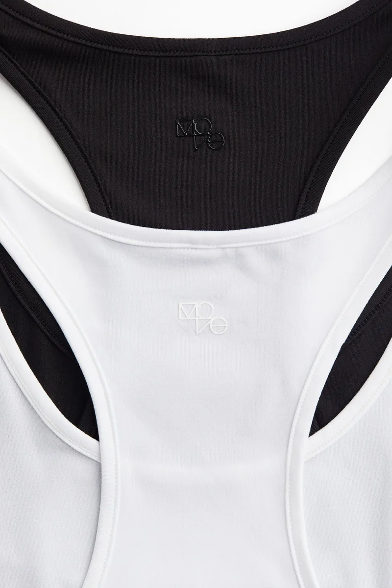 H&M 2-pack DryMove™ sports vest tops