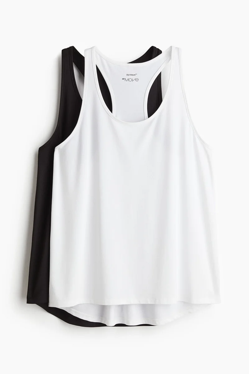 H&M 2-pack DryMove™ sports vest tops