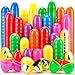 OCTERIC 210Pcs Easter Eggs 23 Fillable Colorful Mix Gold Plastic Easter Eggs Empty for Easter Hunt Easter Basket Stuffers Party Favor Classroom Prize Supplies - Image 2