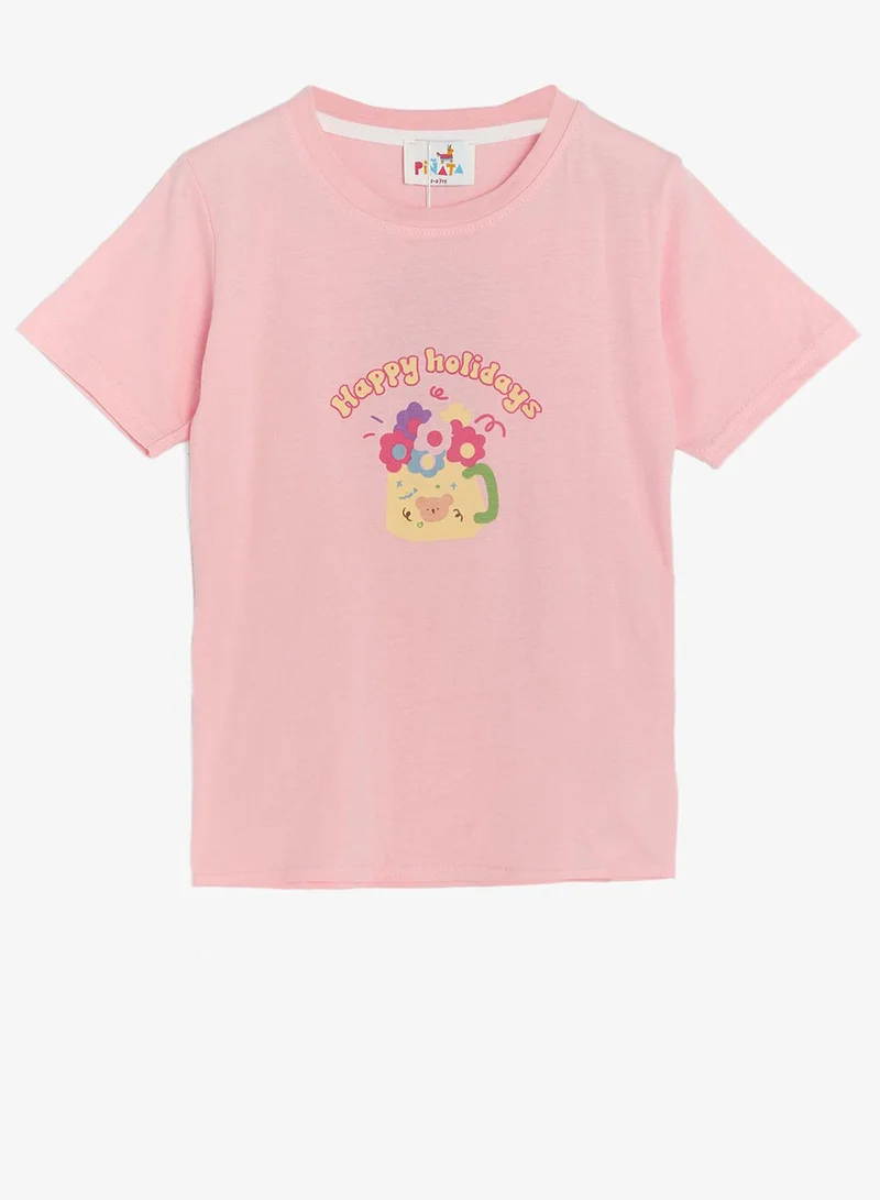 بنياتا تيشيرت مطبوع