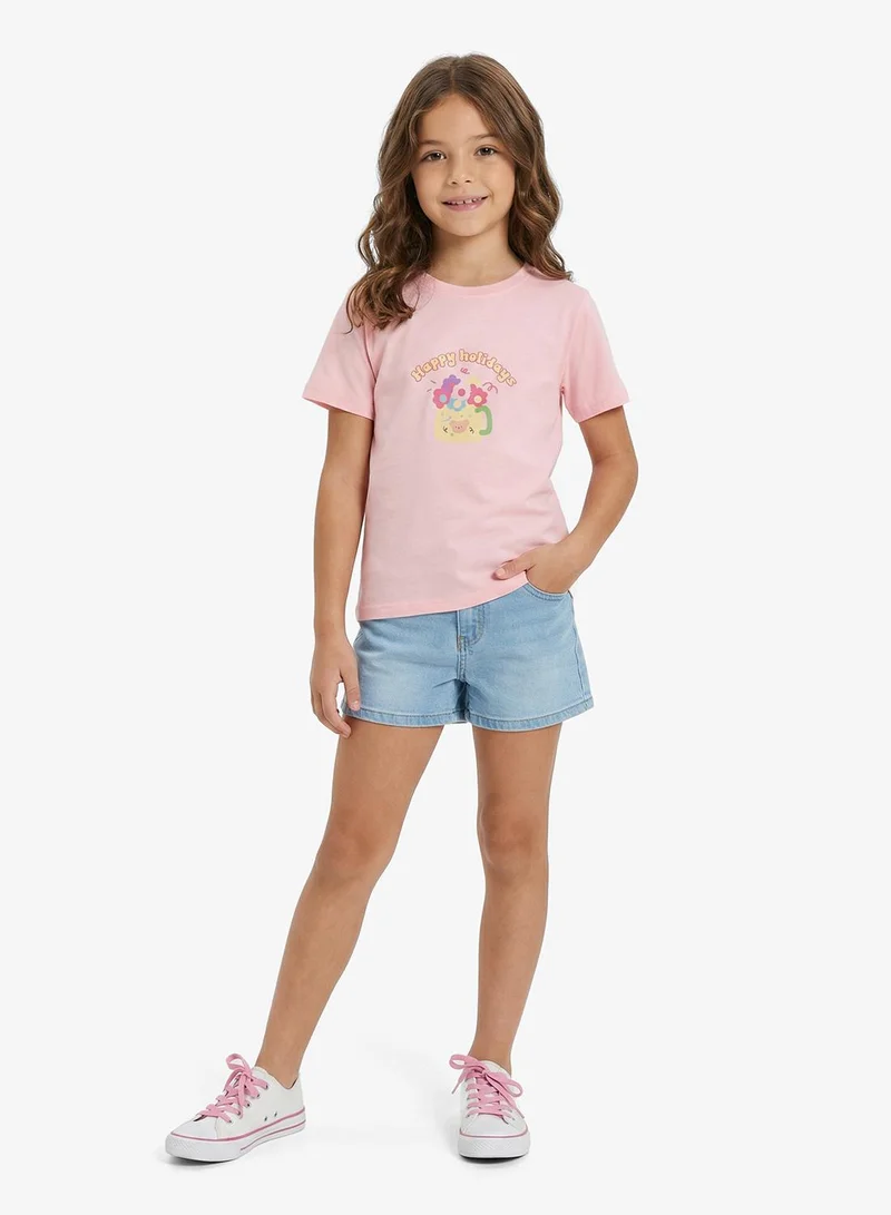 بنياتا تيشيرت مطبوع