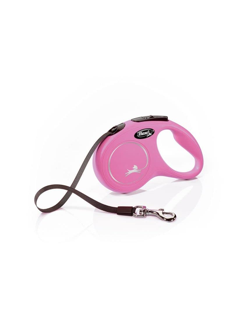 Flexi Automatic Leash Flexi New Classic Tape S 5M Pink  - Image 4