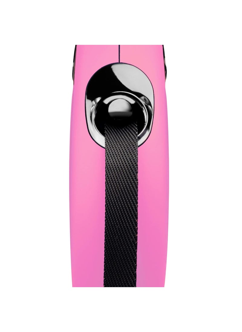 Flexi Automatic Leash Flexi New Classic Tape S 5M Pink  - Image 3