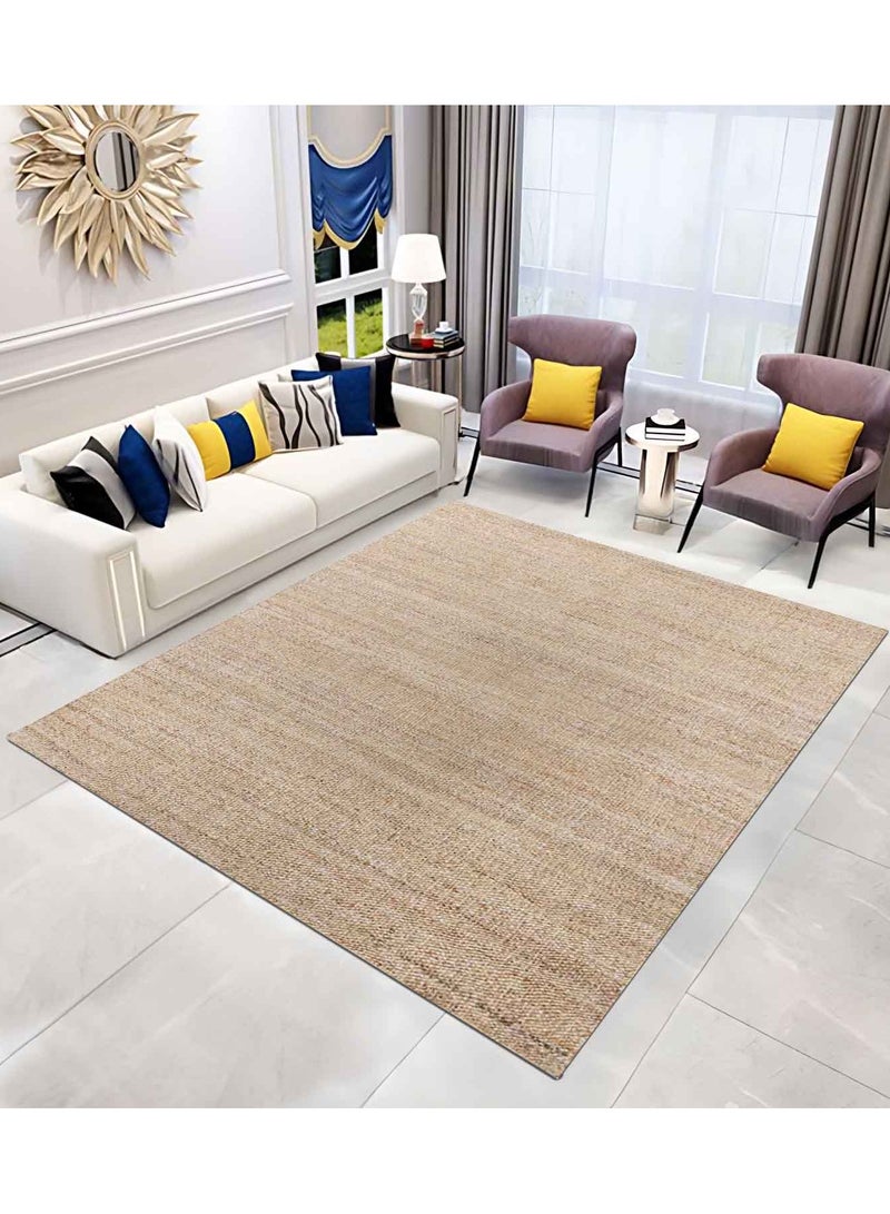 EVELYN - JUTE/ POLYESTER RUG - 200X300 CM - GOLD - Image 1