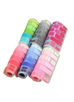 Generic Applicable To MacBook Apple Protective Film 15 Gradient Dazzling Rainbow 13pro Apple Keyboard Film Air Dust Cover-Color:Strip Packaging-Size:Short Bluetooth (A1644)  - Image 4