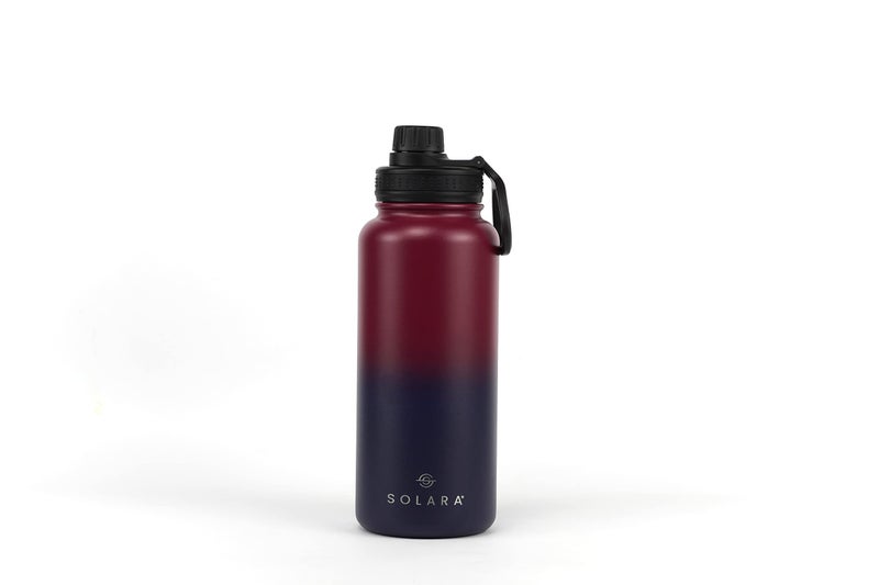 SOLARA Vacuum Insulated Water Bottle 1 litre | Hot Water Bottle | Hot and Cold Thermosteel bottle for Travel, Home, Office, School | Hot and Cold Sipper Bottle | Dark Intentions | 1L - Image 4
