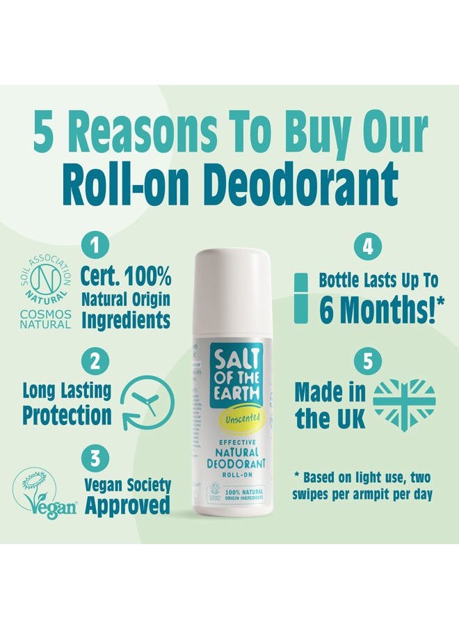 Salt Of The Earth Unscented Roll On, 75 ML  - Image 2