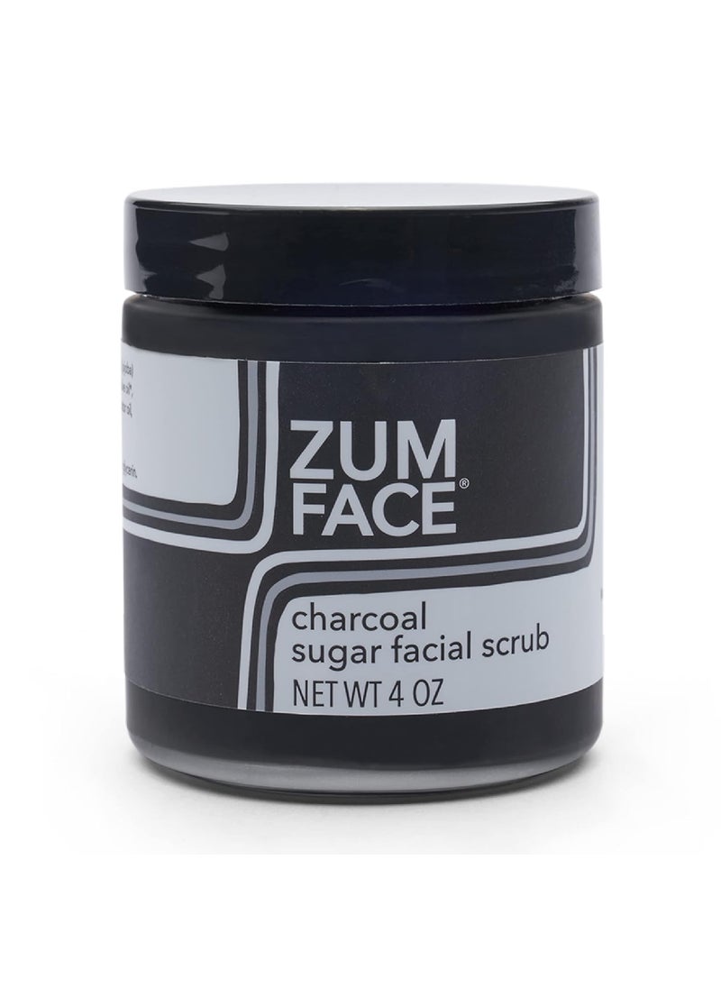 Indigo Wild Indigo Wild Zum Face Sugar Facial Scrub  Charcoal  4 oz 