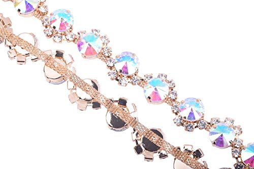 KAOYOO 1 Yard Crystal Rhinestone Chain Trim for Sewing Crafts,DIY,Decoration - Image 2