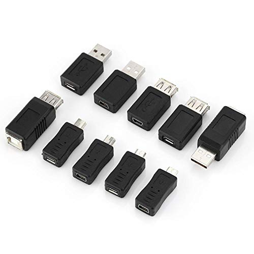 Lazmin USB Adapter Kit, 40PCS Multiple USB2.0 Adapter Converter Connectors, Compatible USB1.1/1.0 - Image 3