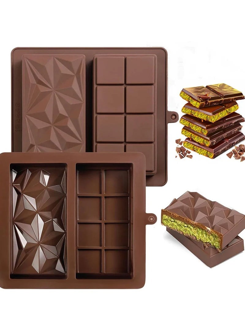 مقوَّة شريط الشوكولاتة عميقة دبي كبيرة من السيليكون شريط الشوكولاتة المقوَّة للقطع للكندية لاست stuffing الكنافة الفستق المقوَّة للملء - Image 1