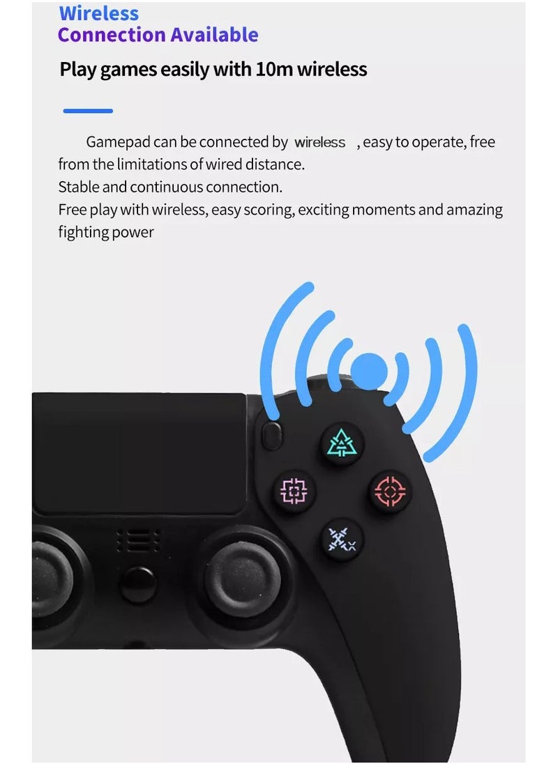 Flash Hawk Universal Bluetooth Wireless Game Controller for PS4/PC/Steam with Gyroscope and Dual Vibration  - Image 4