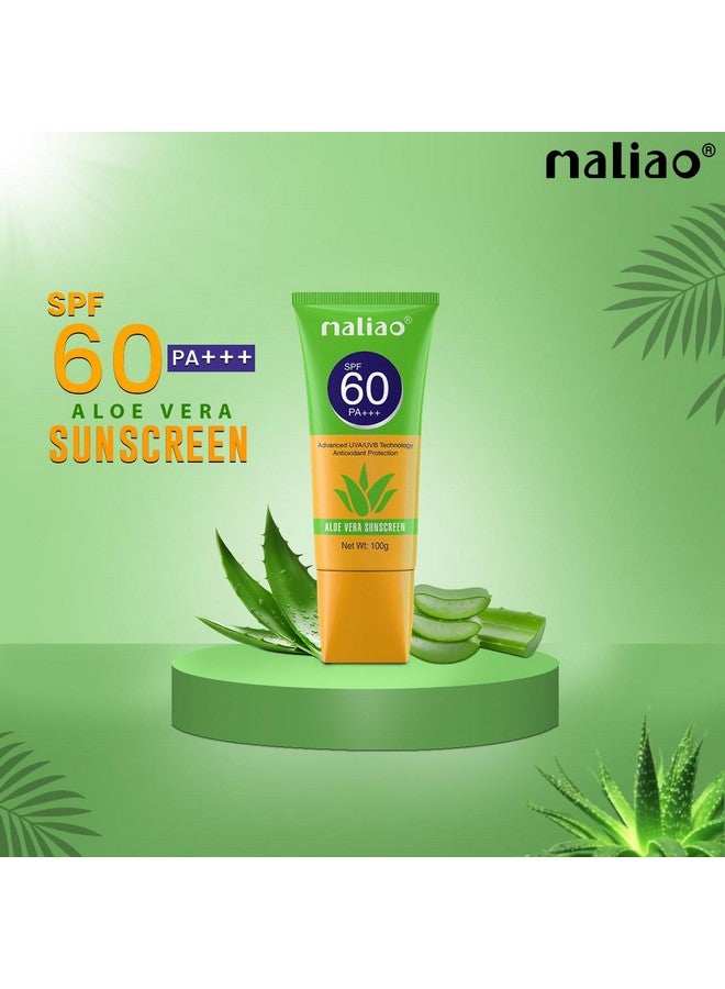 maliao Aloe Vera Sunscreen Spf 60 Pa+++ - Ultimate Sun Protection For Your Skin - Image 4