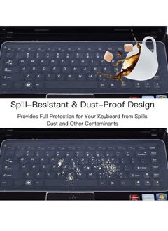Generic غطاء حماية للوحة المفاتيح 10 12 13 14 15 16 17 بوصة عالمي لماك بوك برو 13 أبل HP DELL أي كمبيوتر محمول  - Image 2