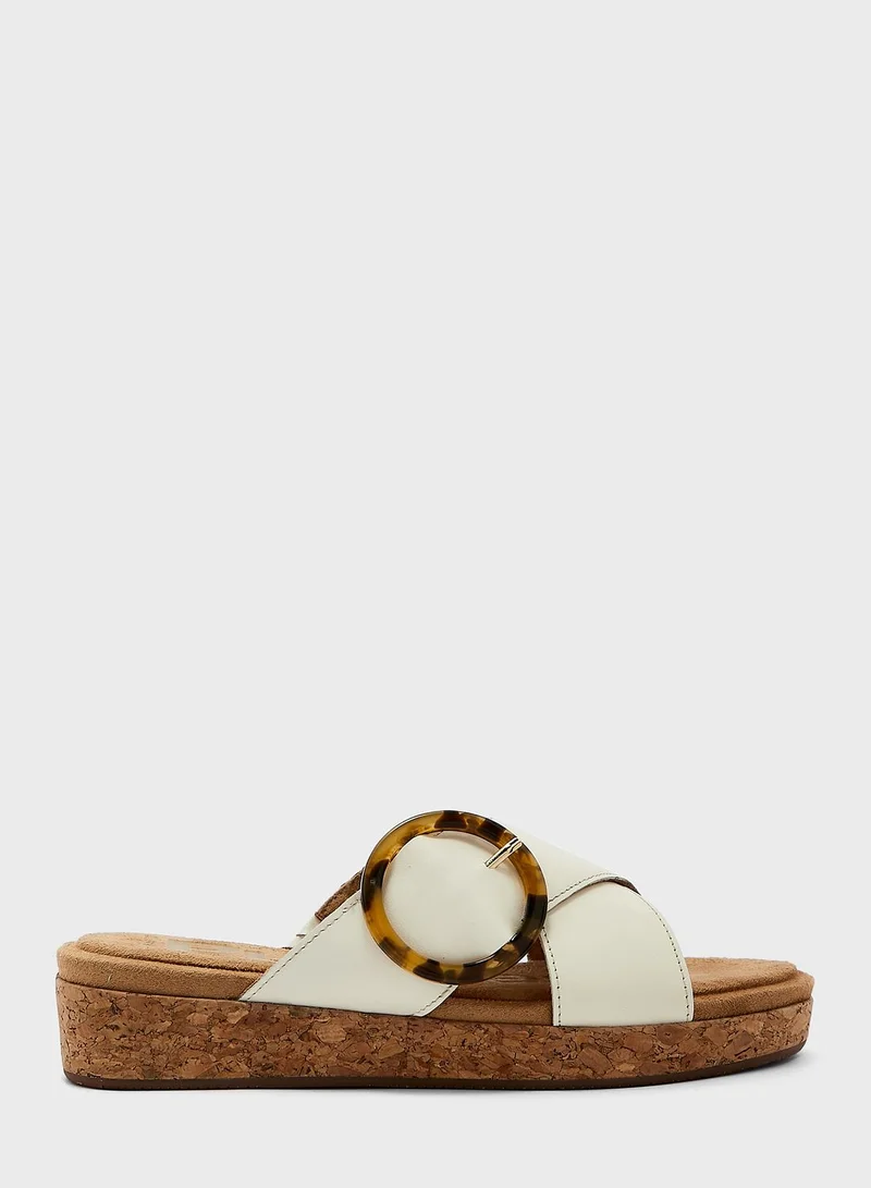 Hush Puppies Buckle Detail Sandals