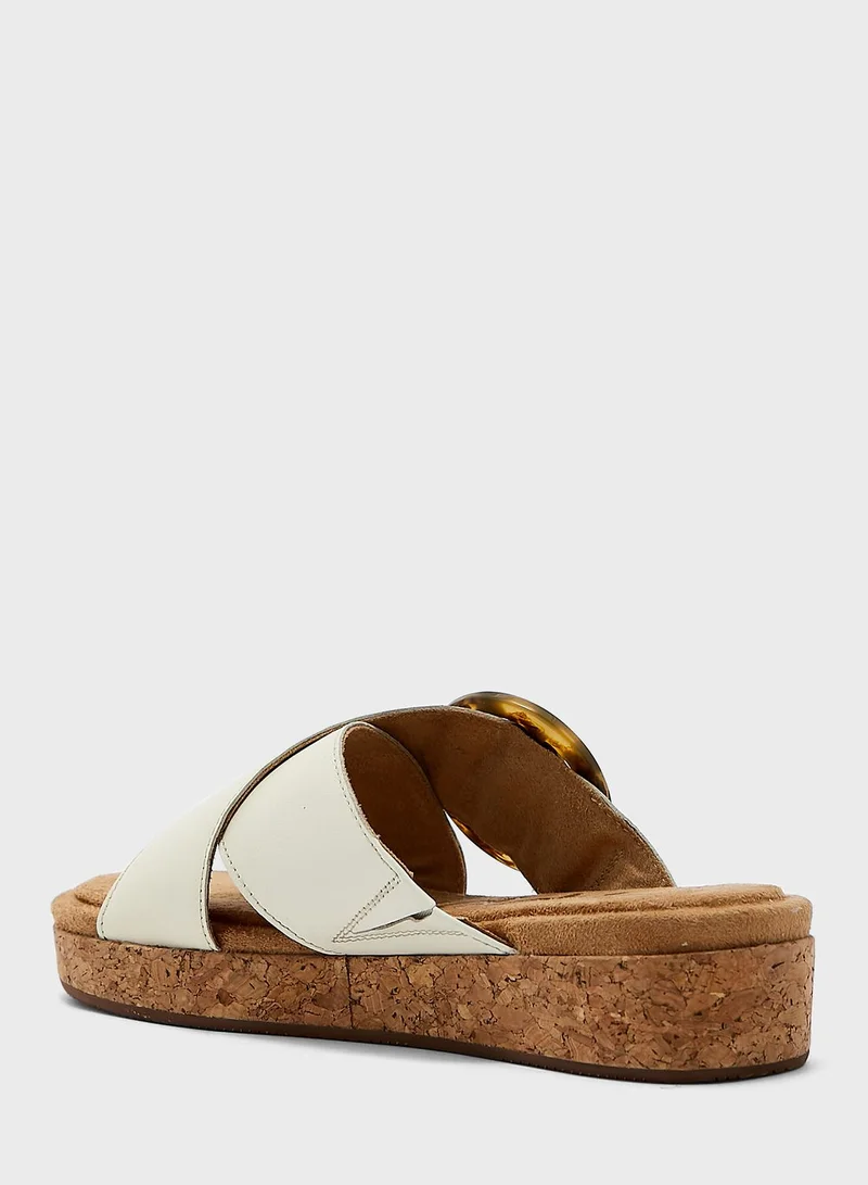 Hush Puppies Buckle Detail Sandals