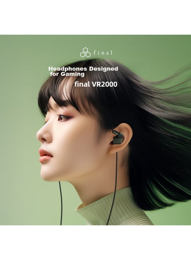 Final Vr2000 Wired Gaming Headset With Microphone, Dynamic Driver Unit - Image 1