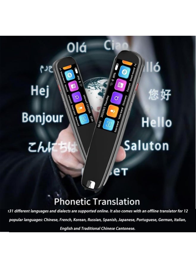 Bukela AI Language Translator and Electronic Dictionary,Real-time Voice Translation in 131 Languages, Including Arabic, Supports Instant Offline/WiFi Translation, Equipped with Scanning Reading Function - Image 4