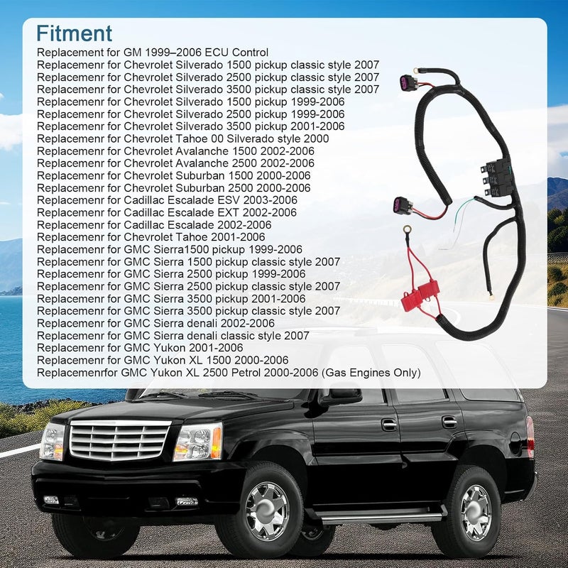 CARMOCAR Electric Dual Fan Upgrade Wiring Harness Kit for 1999–2006 GM ECU Control - Image 3
