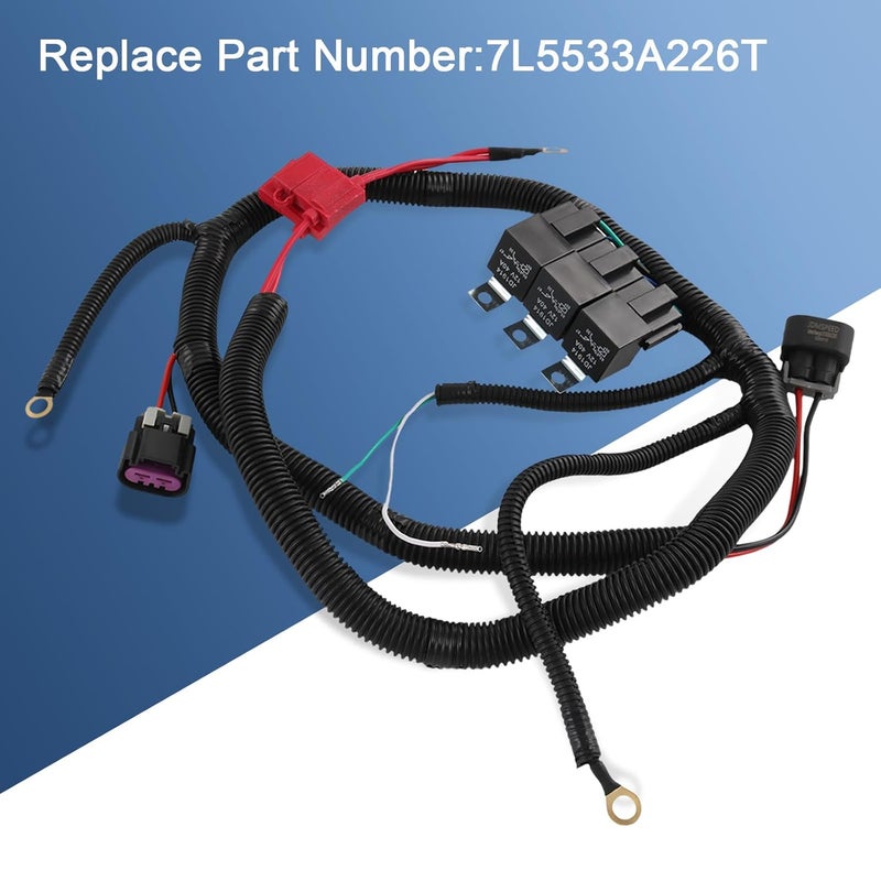 CARMOCAR Electric Dual Fan Upgrade Wiring Harness Kit for 1999–2006 GM ECU Control - Image 4