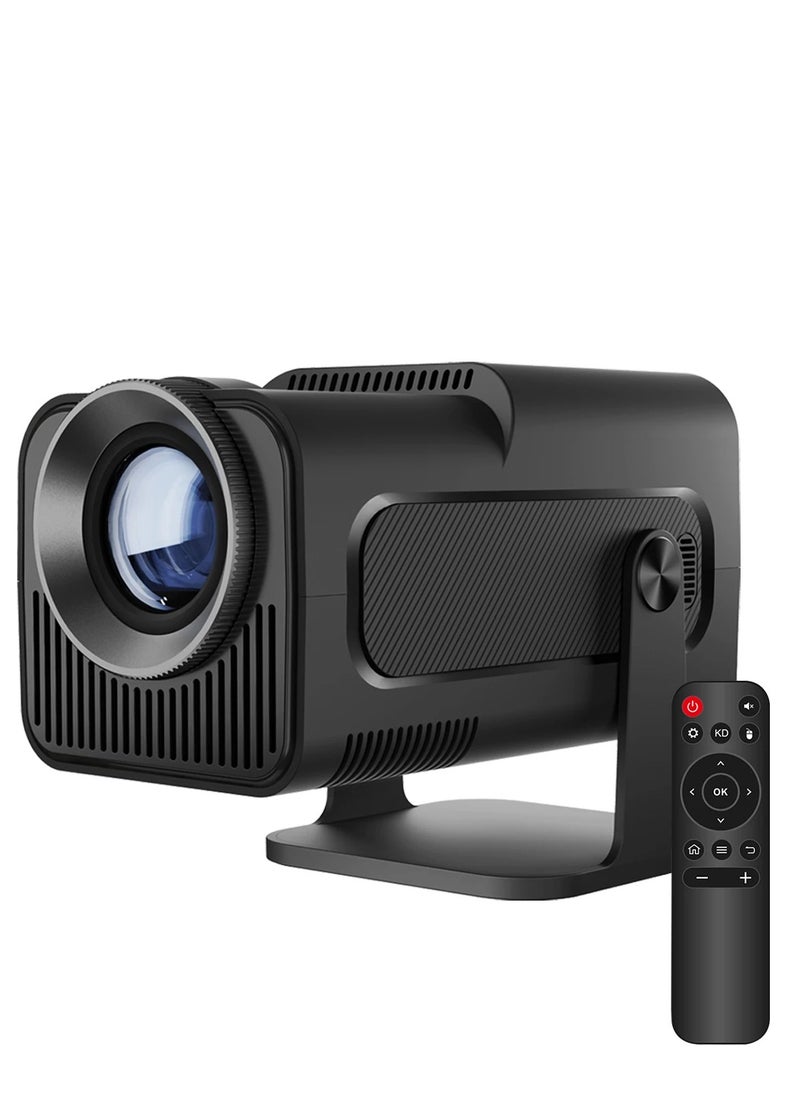 GULFLINK - HY320 Mini Portable Auto Keystone Projector, 4K FHD 1080P Smart Projector Support 10000 Lumens with WiFi 6, BT 5.0, 180 Degree Rotation, Built-in Android 11.0 - Image 1