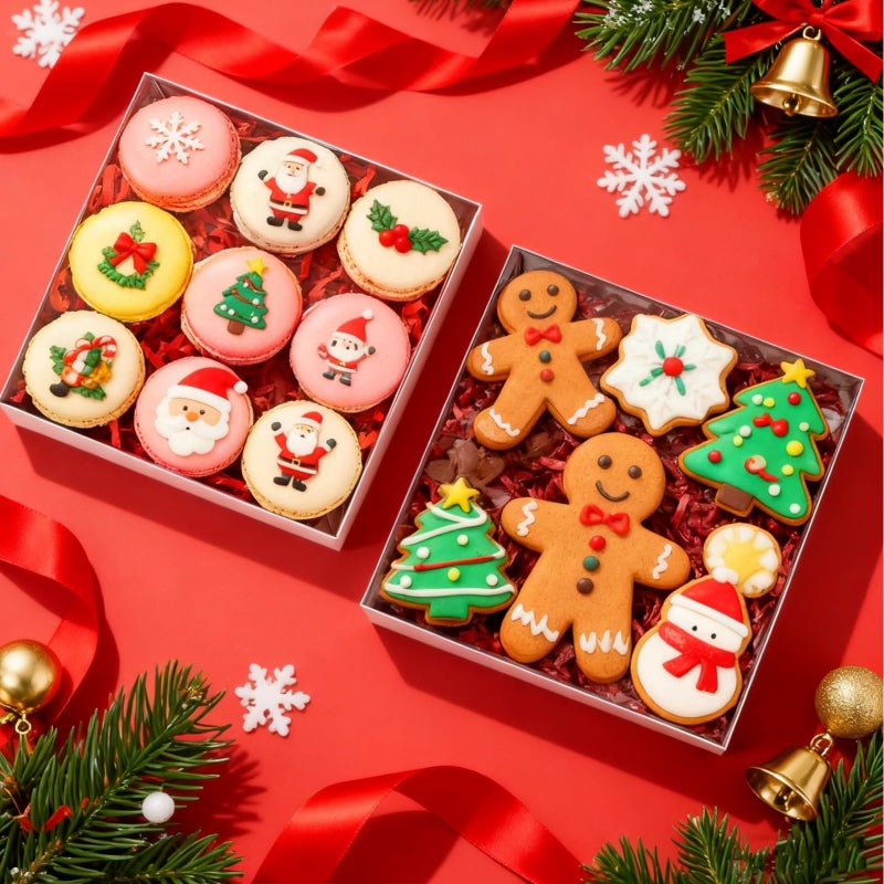 SLShePack 6x6x1.25Inches 50PCS Treat Boxes with Clear display lid for Cookies,Macaron,Cakesicle,Dount,Pastry,Chocolate Covered Ores or More - Image 4
