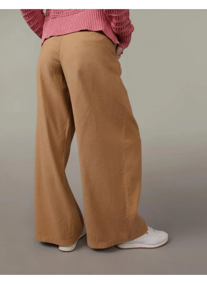American Eagle AE High-Waisted Linen-Blend Trouser