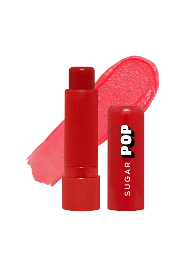 SUGAR POP Nourishing Lip Balm | Castor Oil, Shea Butter & Avocado Oil | Hydrating | 4.5gm- 02 Cherry - Image 1