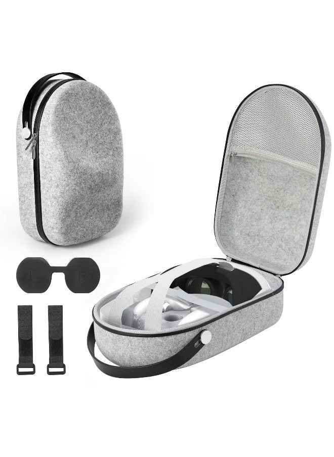 Generic Hard Carrying Case for Meta Oculus Quest 2/Quest 3/Vision Pro Original/Elite Version VR Gaming Headset and Touch Controllers - Travel and Home Storage Compatible Accessories  - Image 1