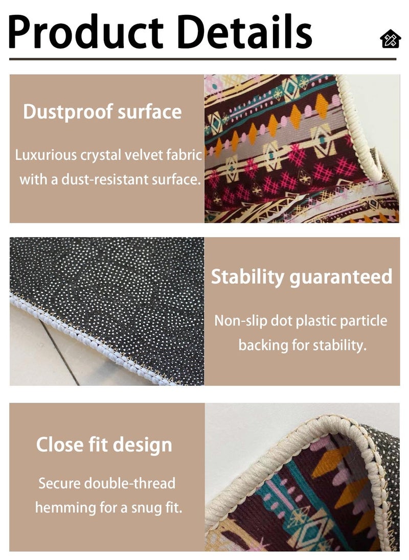 EqiEch Sofa Carpe, Modern Style Living Room Rug, Soft Floor Mat, Carpet Pad, Non-Slip Sofa Rug, Washable Living Room Rug, Retro Persian Style, Multiple Sizes  - Image 3
