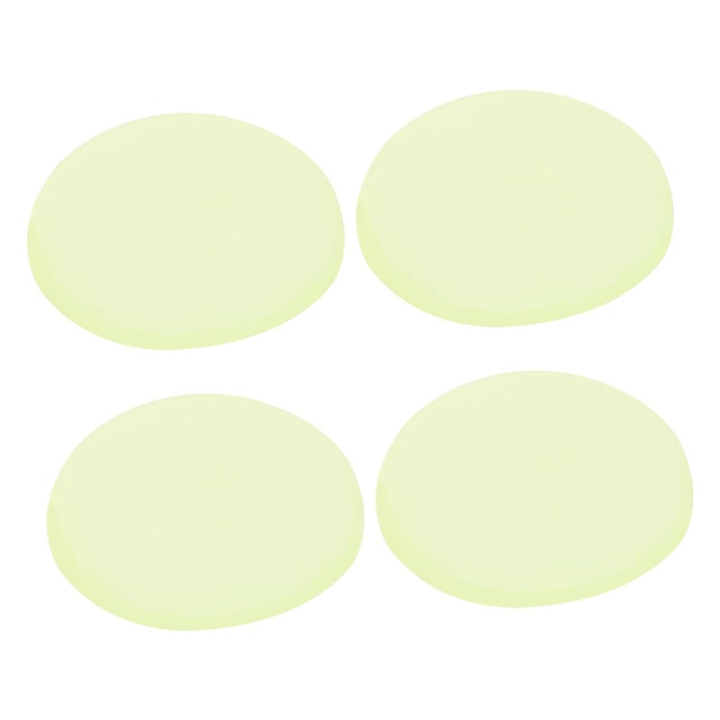 4Pcs Car Keyhole Protector Cover Night Glow Scratch Resistant Easy Installation - Image 1