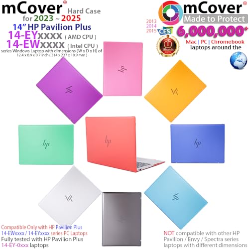 mCover Case Only Compatible for 20232025 14 HP Pavilion Plus 14EY0000 14EW0000 Series Windows Laptop NOT Fitting Any Other HP Models Aqua - Image 3