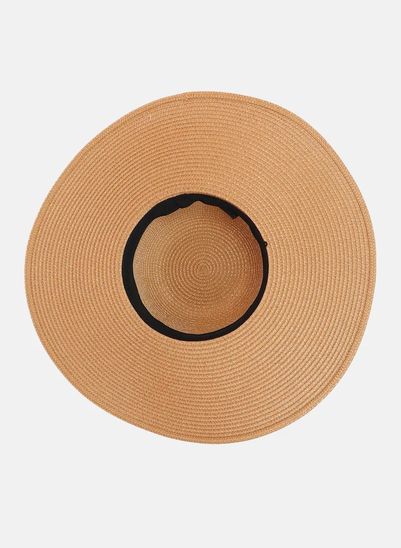 Haute Sauce Women's Maddalena Sun Hat - Tan Brown
