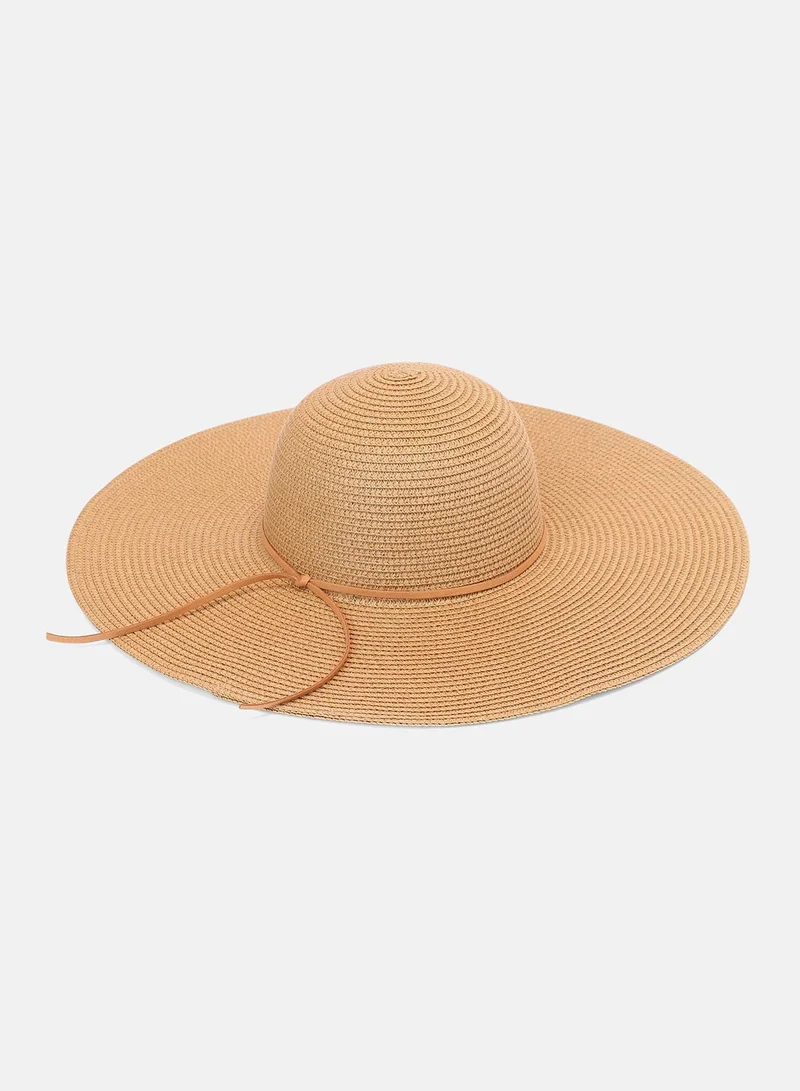 Haute Sauce Women's Maddalena Sun Hat - Tan Brown