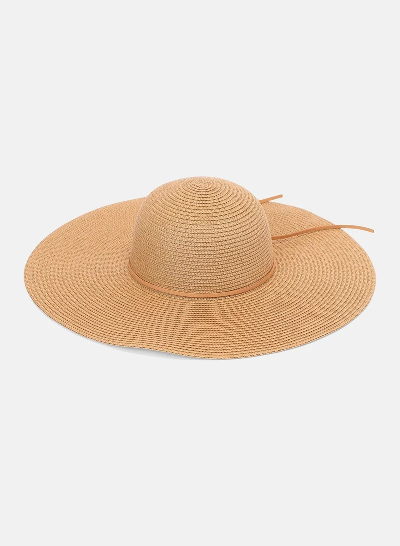Haute Sauce Women's Maddalena Sun Hat - Tan Brown