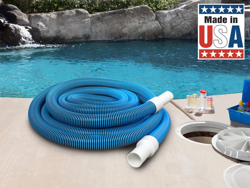 Poolmaster Manual Pool Vacuum Hose, 35 Ft x 1-1/2â€ for Inground & Above Ground Pools, Not for Automatic Cleaners, Kink-Free, Heavy Duty Pool Cleaner Hose with Swivel Cuff â€“ Made in USA - Image 3