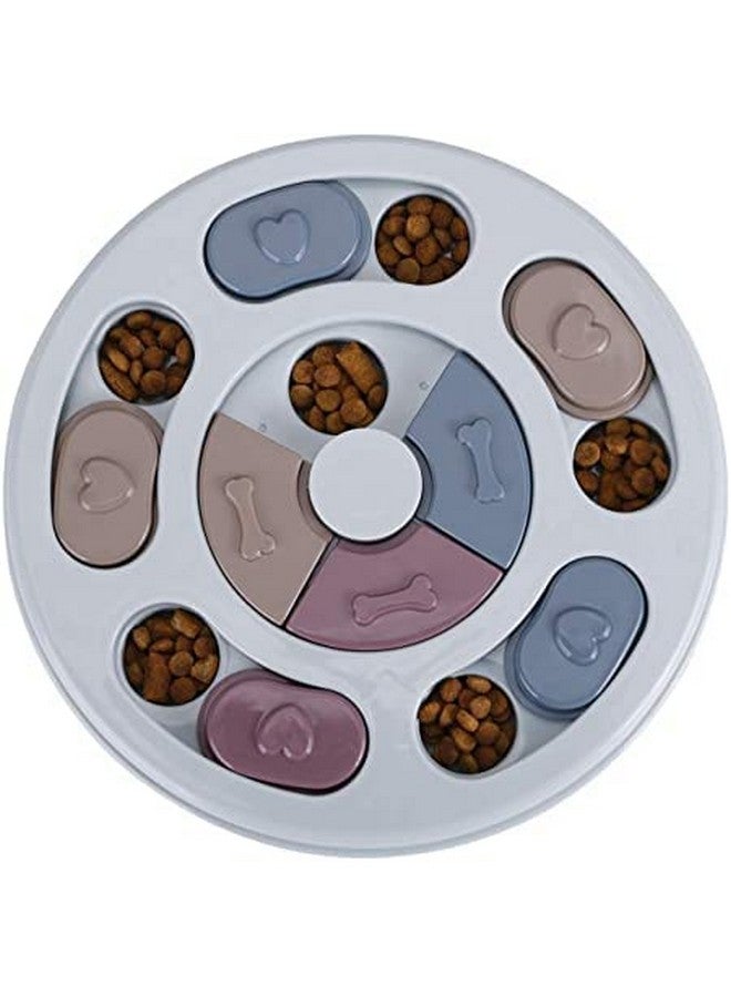 لعبة ألغاز للكلاب لتوزيع المكافآت، لعبة ألعاب للحيوانات الأليفة لتدريب الذكاء والتغذية البطيئة، وعاء تغذية غير قابل للانزلاق مصمم للحيوانات متوسطة الحجم - Image 1