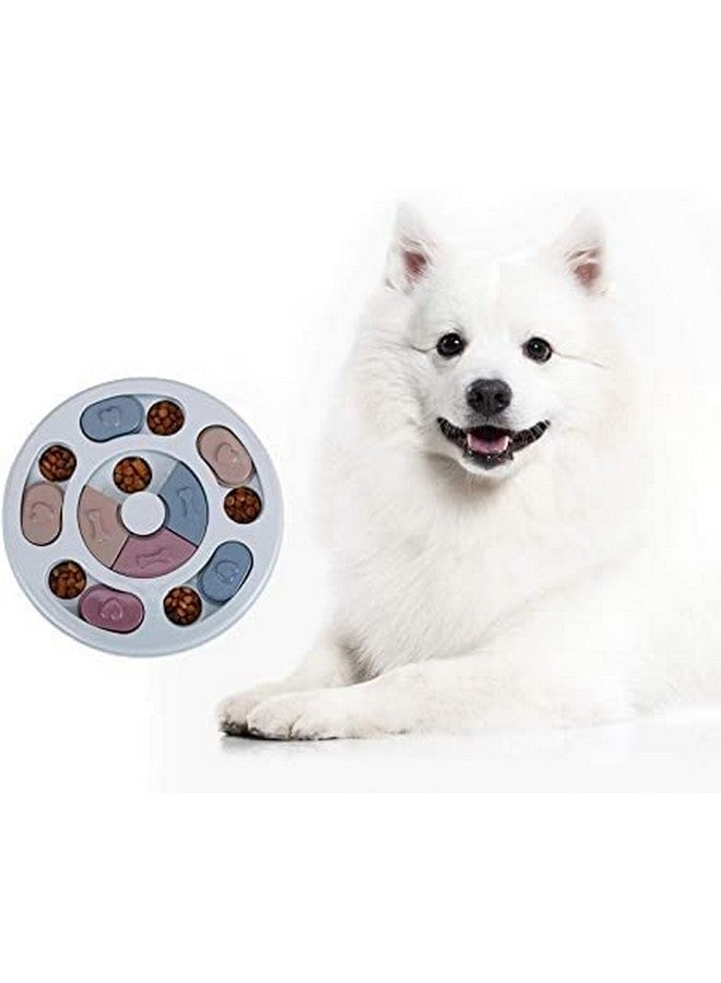 لعبة ألغاز للكلاب لتوزيع المكافآت، لعبة ألعاب للحيوانات الأليفة لتدريب الذكاء والتغذية البطيئة، وعاء تغذية غير قابل للانزلاق مصمم للحيوانات متوسطة الحجم - Image 3