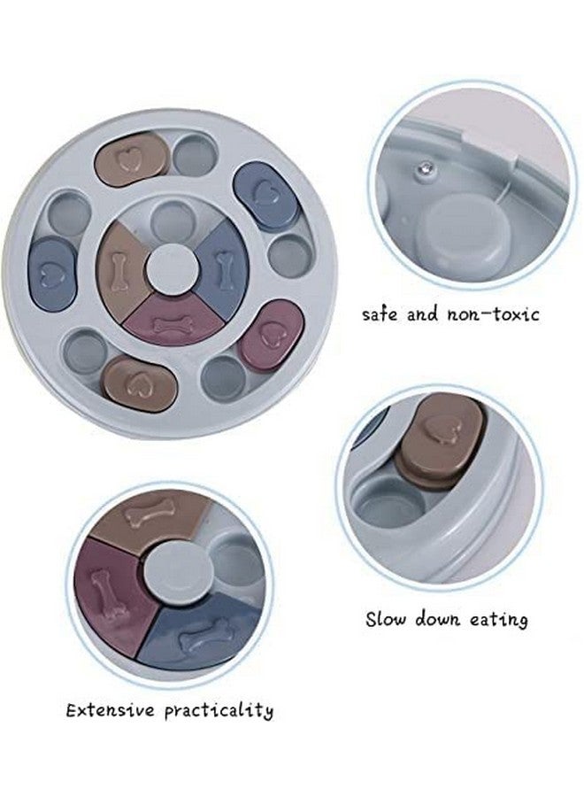 لعبة ألغاز للكلاب لتوزيع المكافآت، لعبة ألعاب للحيوانات الأليفة لتدريب الذكاء والتغذية البطيئة، وعاء تغذية غير قابل للانزلاق مصمم للحيوانات متوسطة الحجم - Image 5