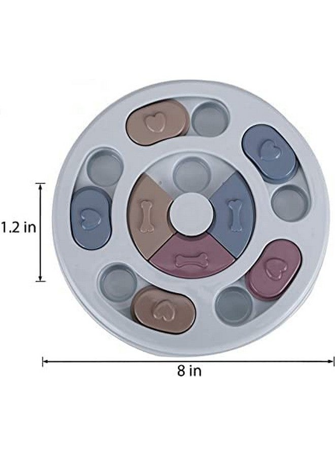 لعبة ألغاز للكلاب لتوزيع المكافآت، لعبة ألعاب للحيوانات الأليفة لتدريب الذكاء والتغذية البطيئة، وعاء تغذية غير قابل للانزلاق مصمم للحيوانات متوسطة الحجم - Image 2