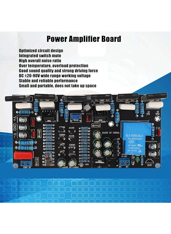 Plyisty 300 Watt Mono Amplifier, Class D Power Audio Amplifier Board Support 15 Inch Speaker, Dc 20-90V Amp Module For Car Audio, Home Theater Audio  - Image 5