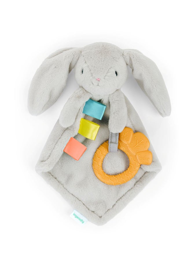 ingenuity Cozy Sylvi Plush Lovey & Teether, Fine Motor Development Ribbons – 0 to 36 Months - Image 1