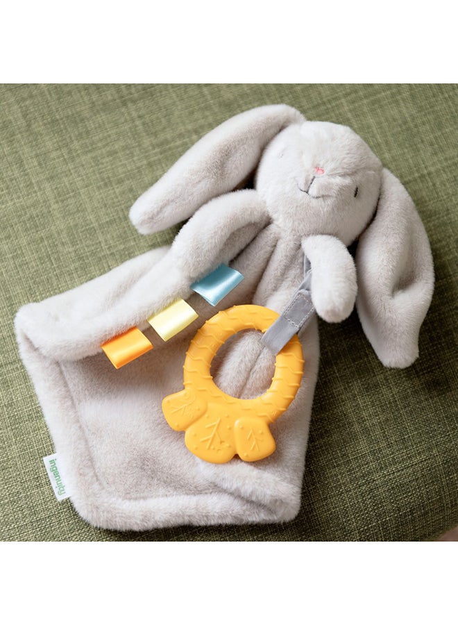 ingenuity Cozy Sylvi Plush Lovey & Teether, Fine Motor Development Ribbons – 0 to 36 Months - Image 2