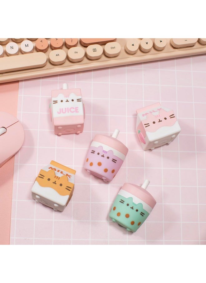 Hamee - Pusheen The Cat Cute Water Filled Surprise Capsule Squishy Toy [Series 4] [Pusheen Sips] [Birthday Gift Bag, Party Favor, Gift Basket Filler, Stress Relief Toy] - 2 Pc. (Mystery - Blind Capsule) - Image 1