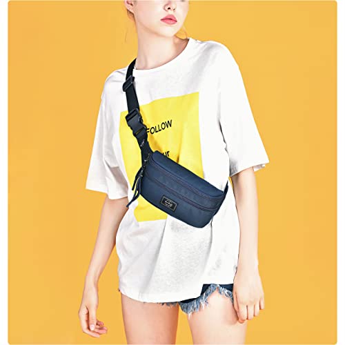 HotStyle 521s Fashion Fanny Pack, Small Waist Bag for Hiking, Cross Body Style Cute for Women, Kids & Girls, Navy - Image 2
